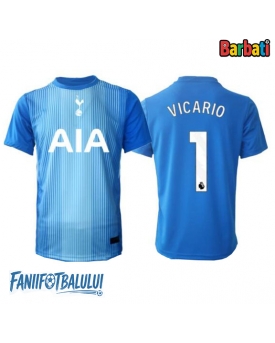 Tottenham Hotspur Guglielmo Vicario #1 Portarii Tricou Fotbal Replică 2025-26 Barbati Deplasare